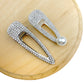 Clear Rhinestone Hair Clips