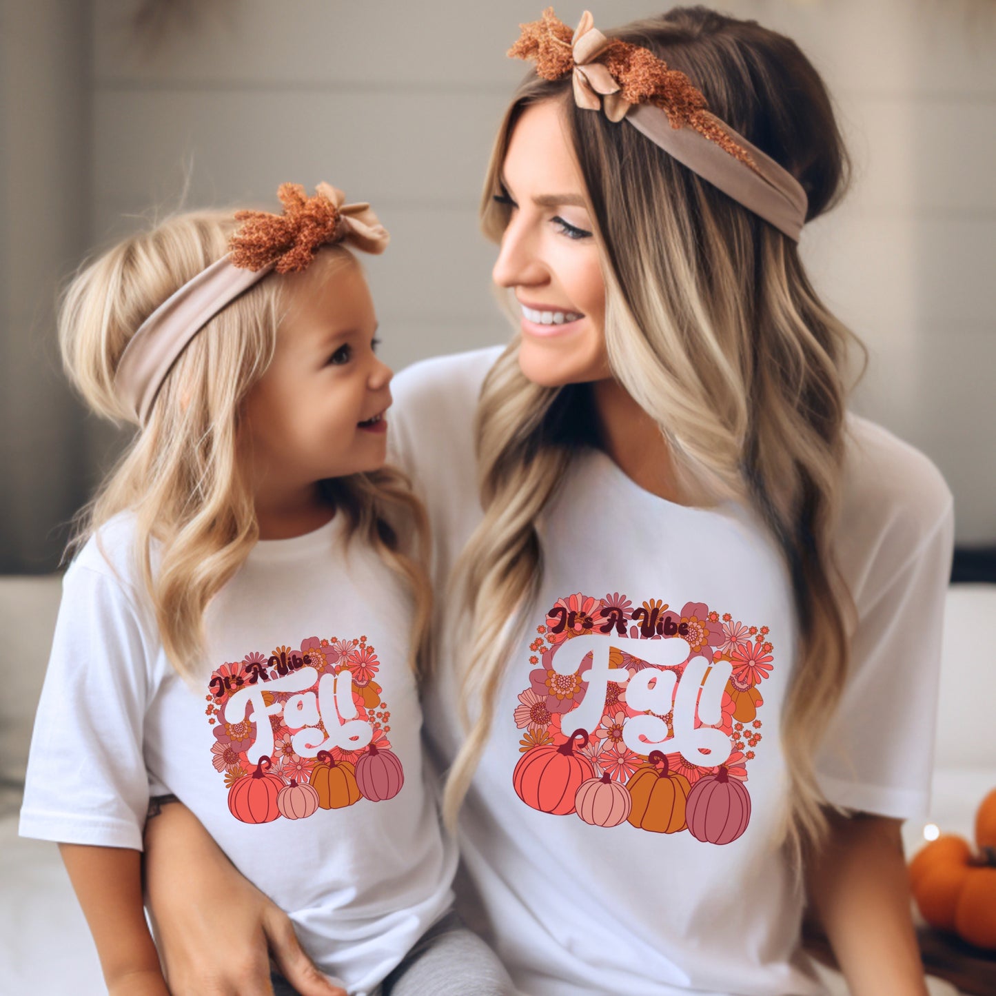 "It's A Fall Vibe" Fall Season Iron On Heat Transfer