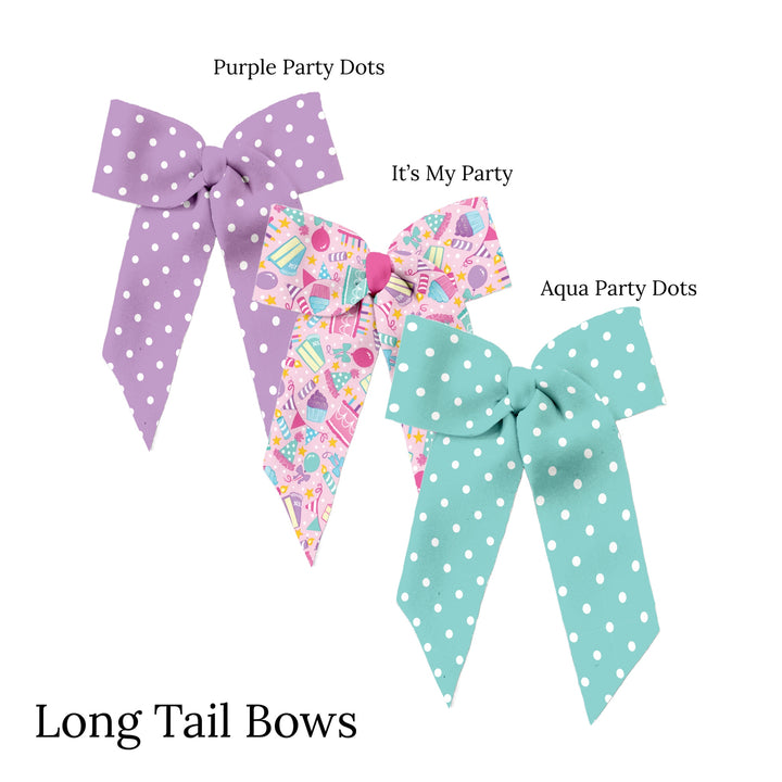 long tailed birthday patterns for neoprene diy hair bows