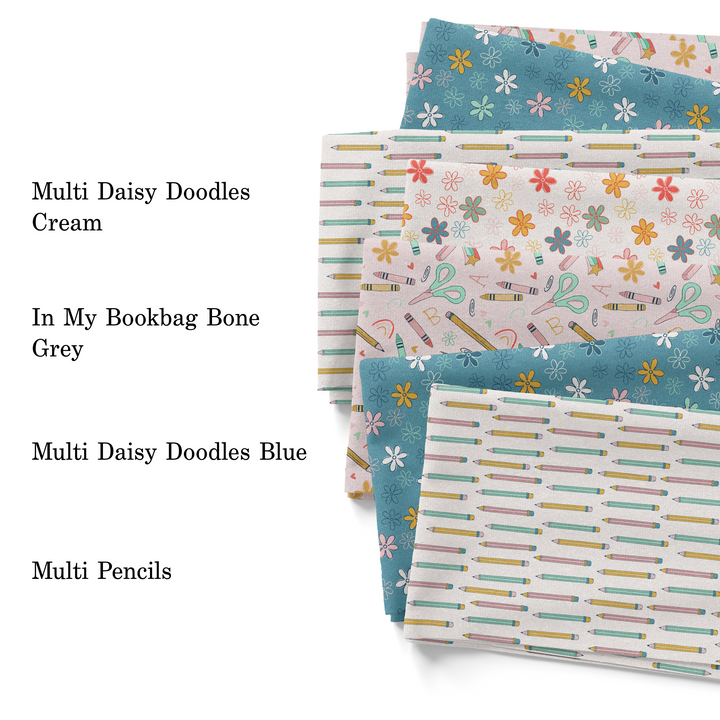 Juniper Row Fabric by the Yard - School Themed Material - Recess Collection 