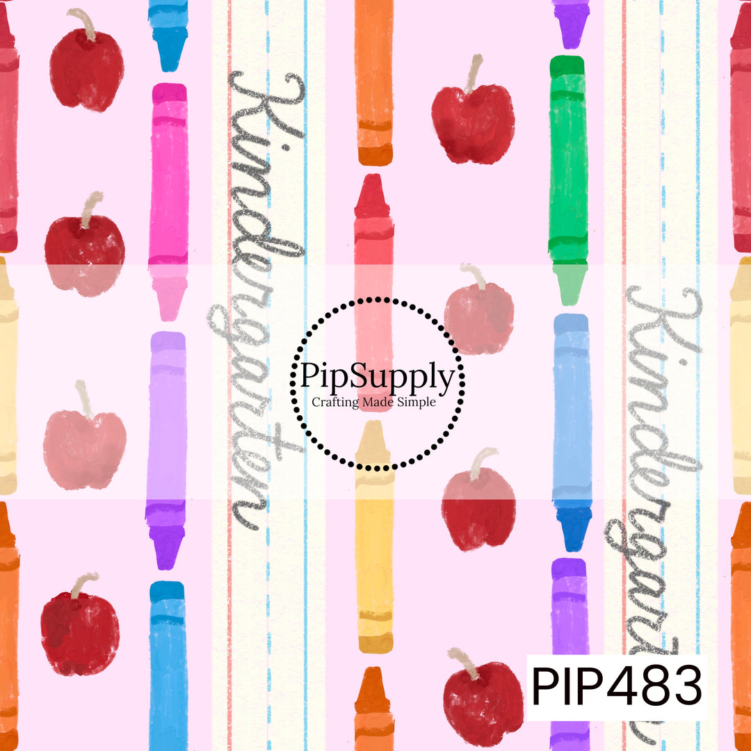PIP483 - Kindergarten Pink Stripe