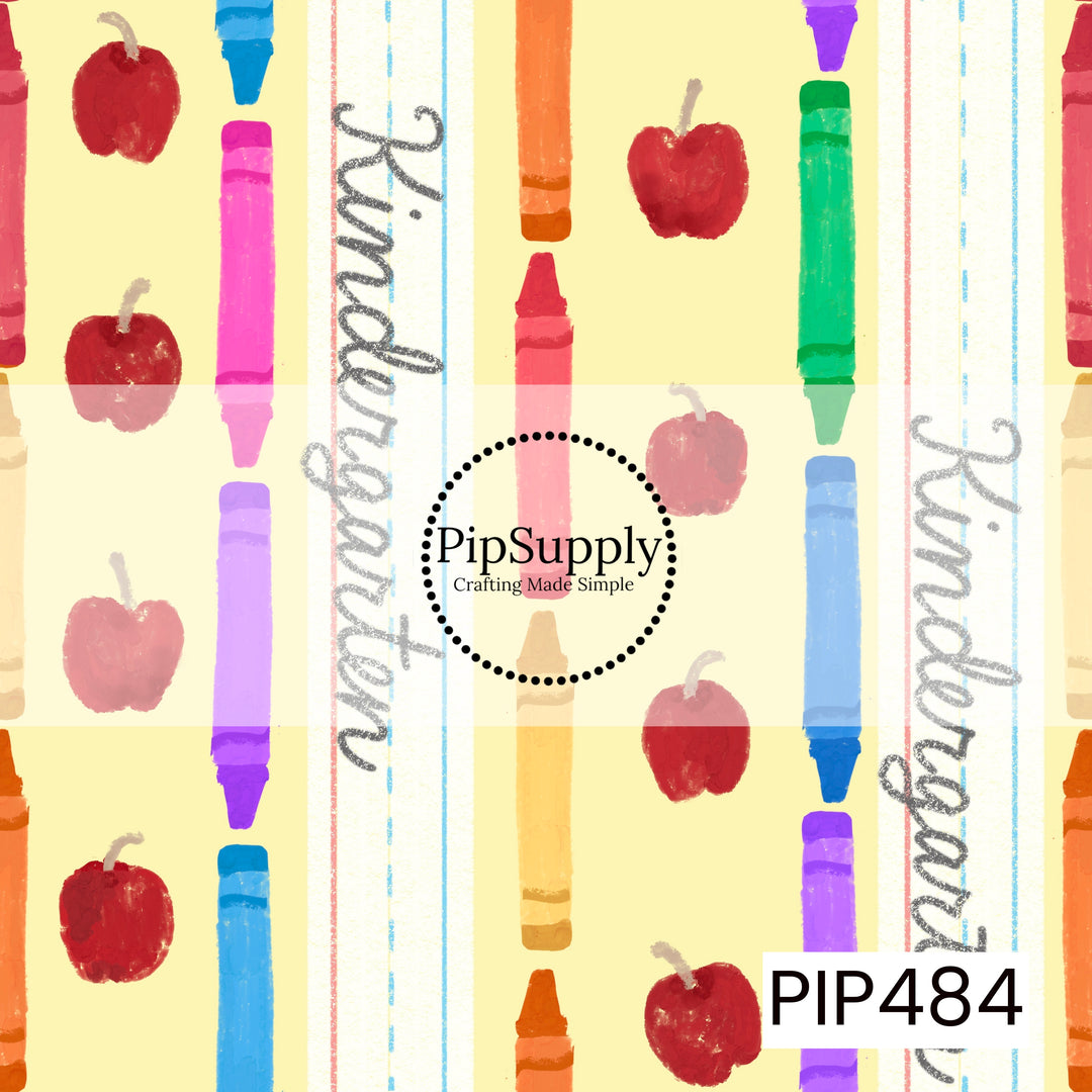 PIP483 - Kindergarten Yellow Stripe