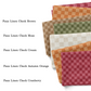 Krystal Winn Fall Faux Linen Check Fabric by the Yard Swatches. 