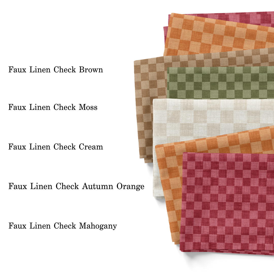 Krystal Winn faux linen fabric by the yard swatches.