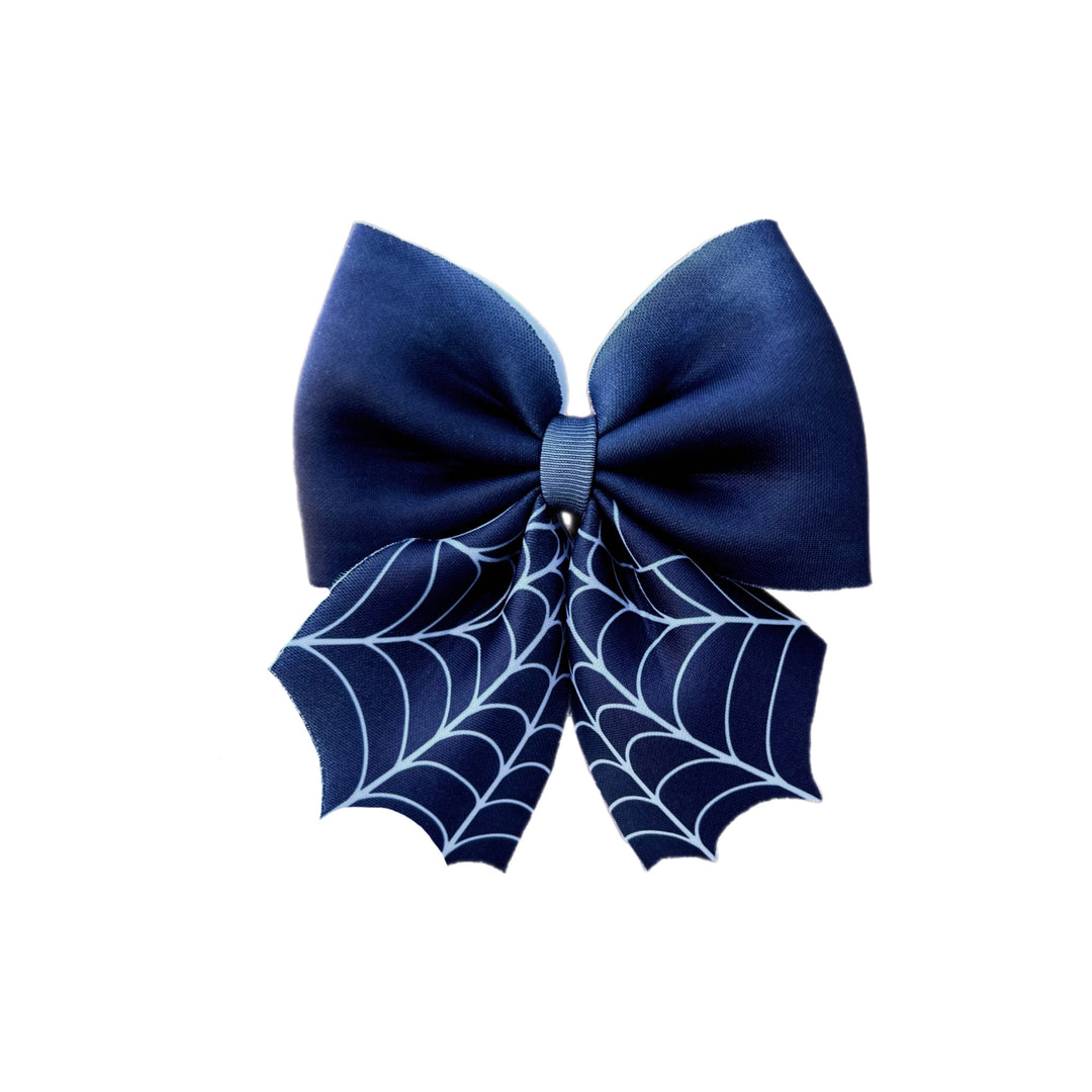 Layered Scalloped Spider Web Neoprene DIY Hair Bows