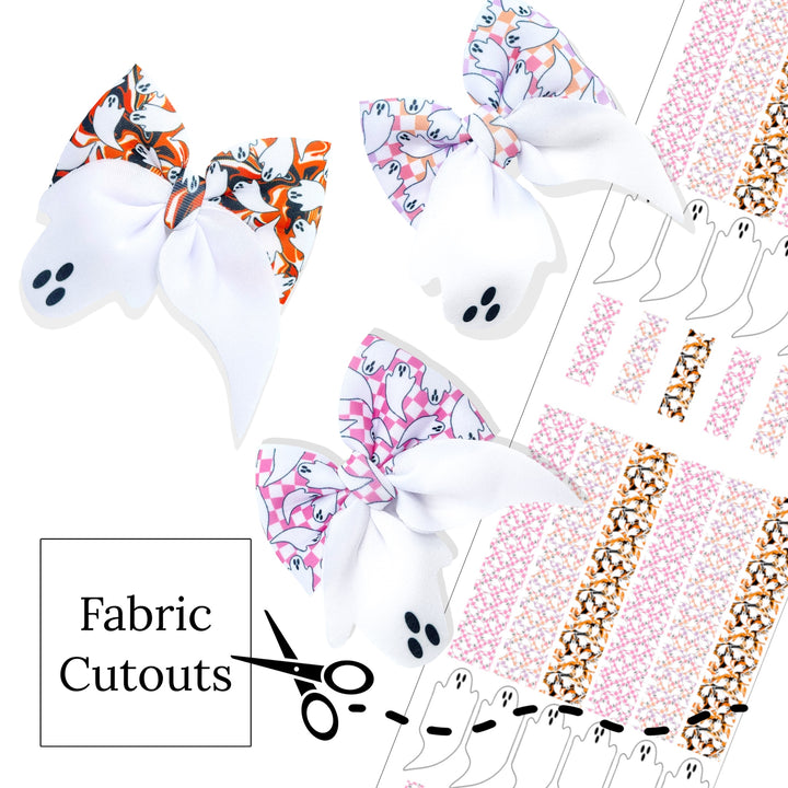 Ghost Sailor Neoprene DIY Hair Bows