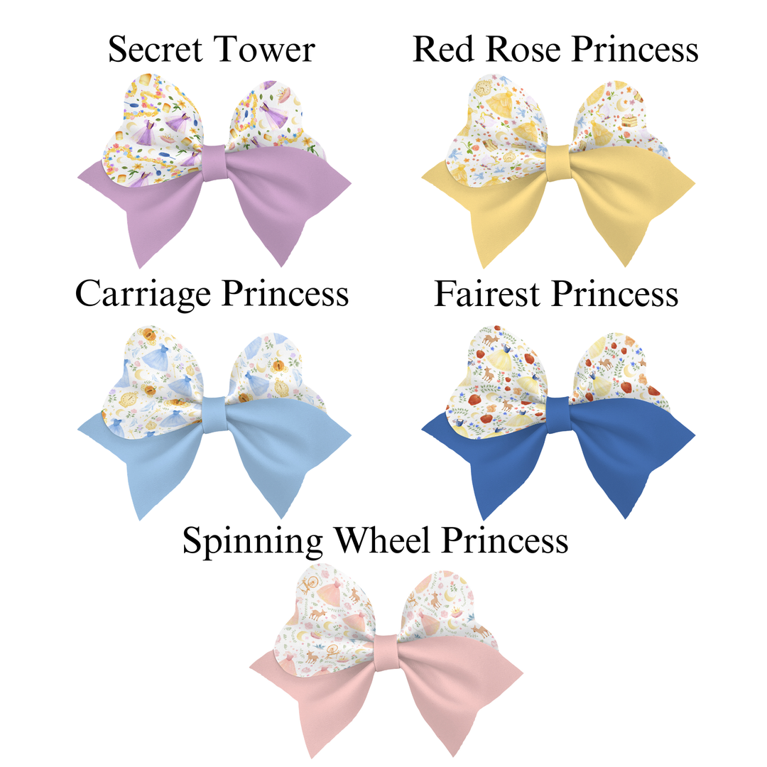 In My Princess Era Loveable Faux Leather DIY Hair Bow