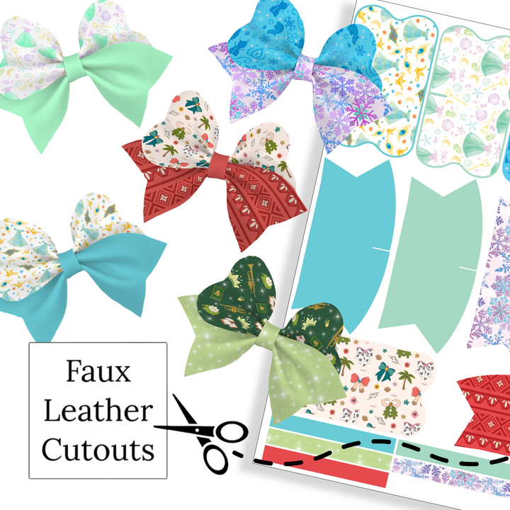 The Princess Code Loveable Faux Leather DIY Hair Bow