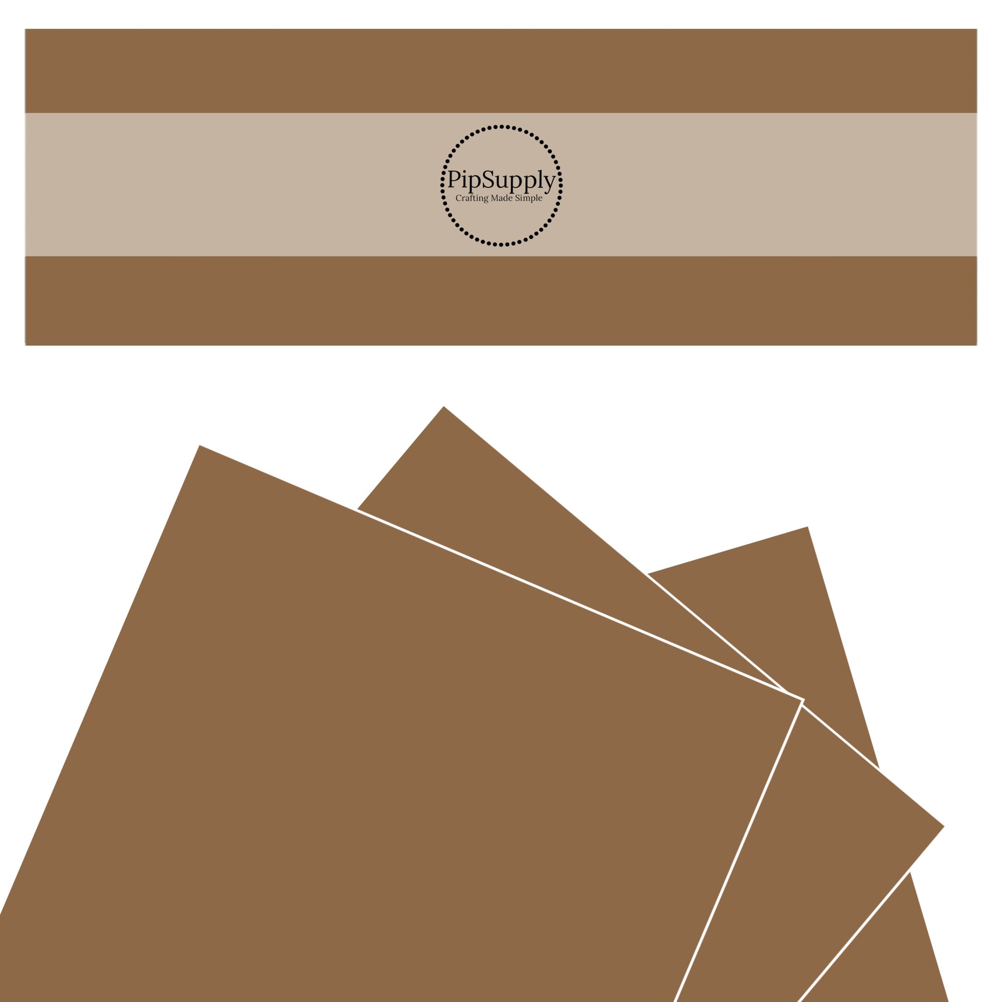 Light Tan brown smooth fall faux leather sheets.