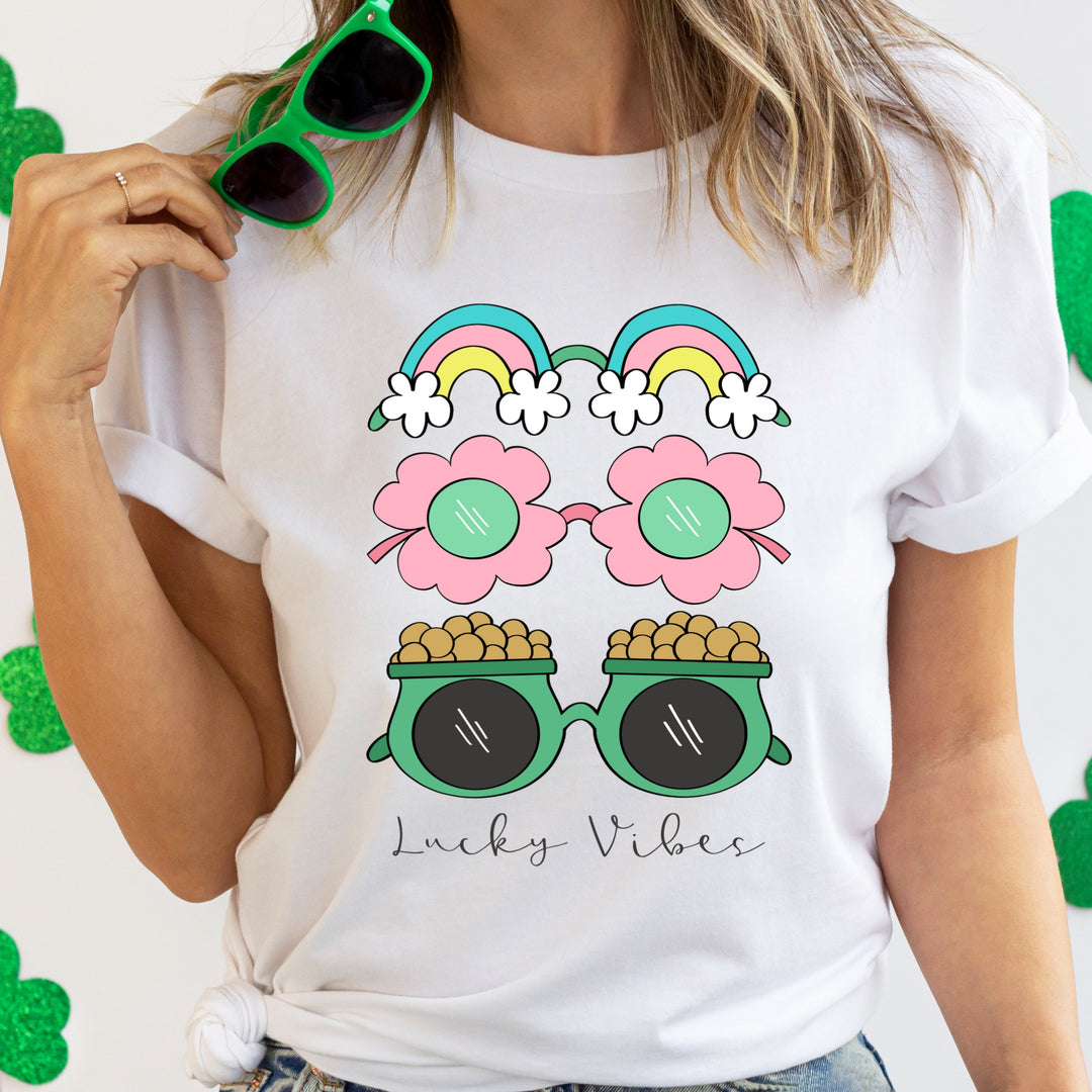 Lucky Vibes Sunnies Sublimation and DTF Iron on Transfers