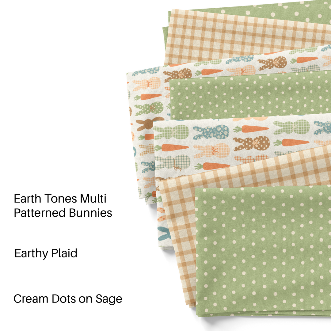 Earthy Plaid Fabric By The Yard