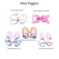 piggie pink and blue easter patterns on faux leather templates for hand cut bows