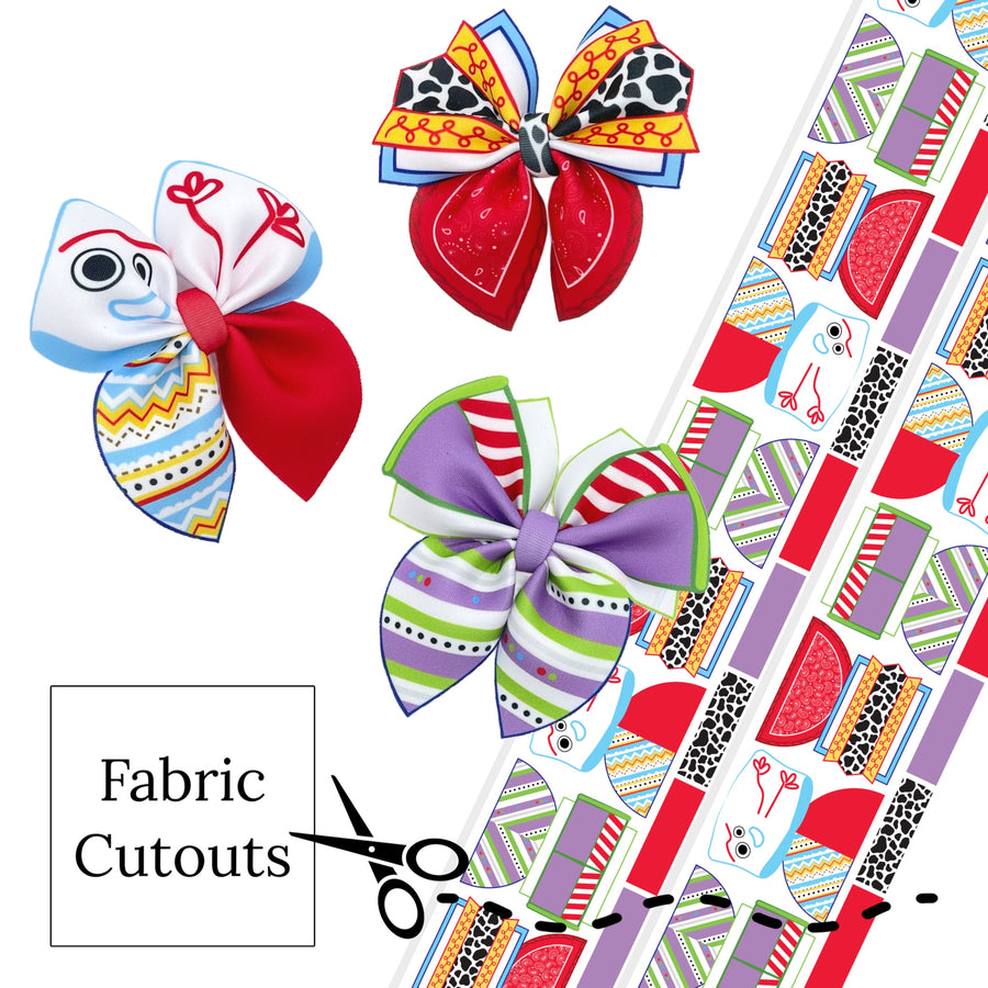 story of toys diy neoprene hair bows