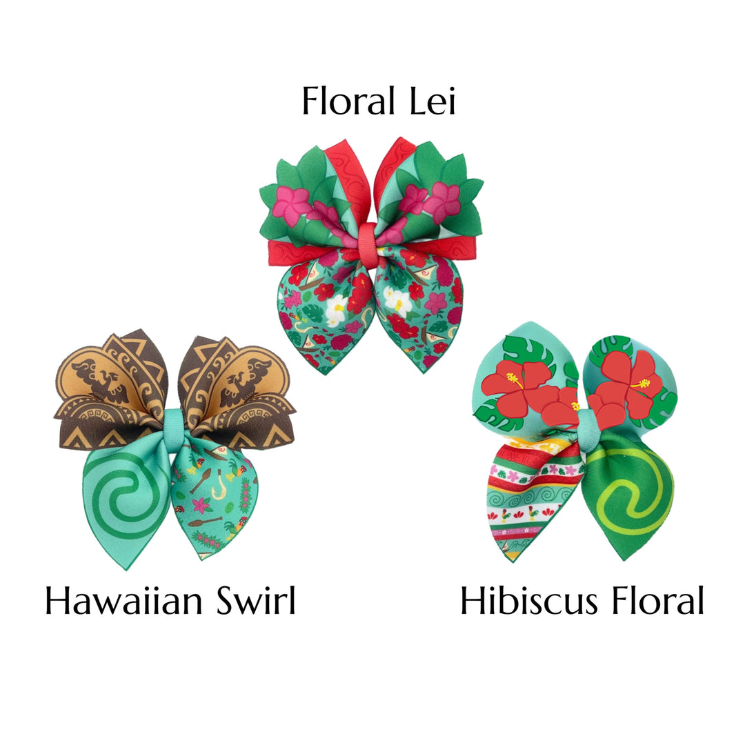 patterns for diy neoprene hawaiian princess hair bows