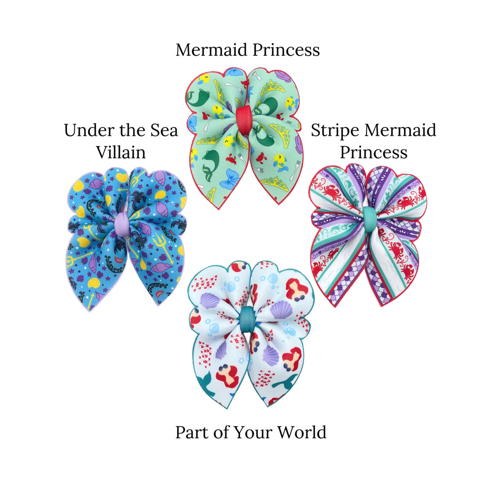 patterns for neoprene diy mermaid movie themed hair bows
