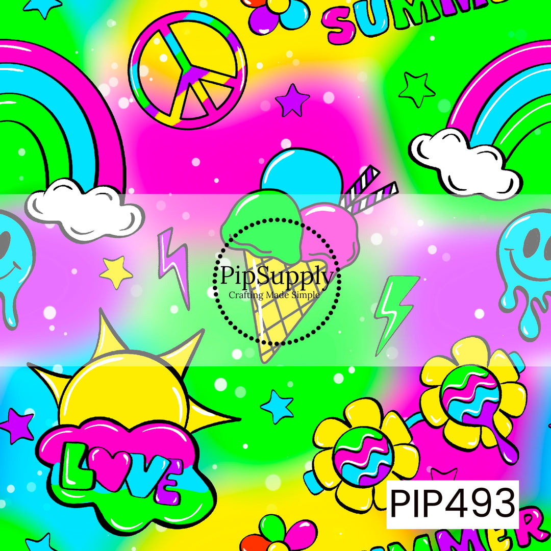 PIP493 - Neon Summer Fun Rainbow