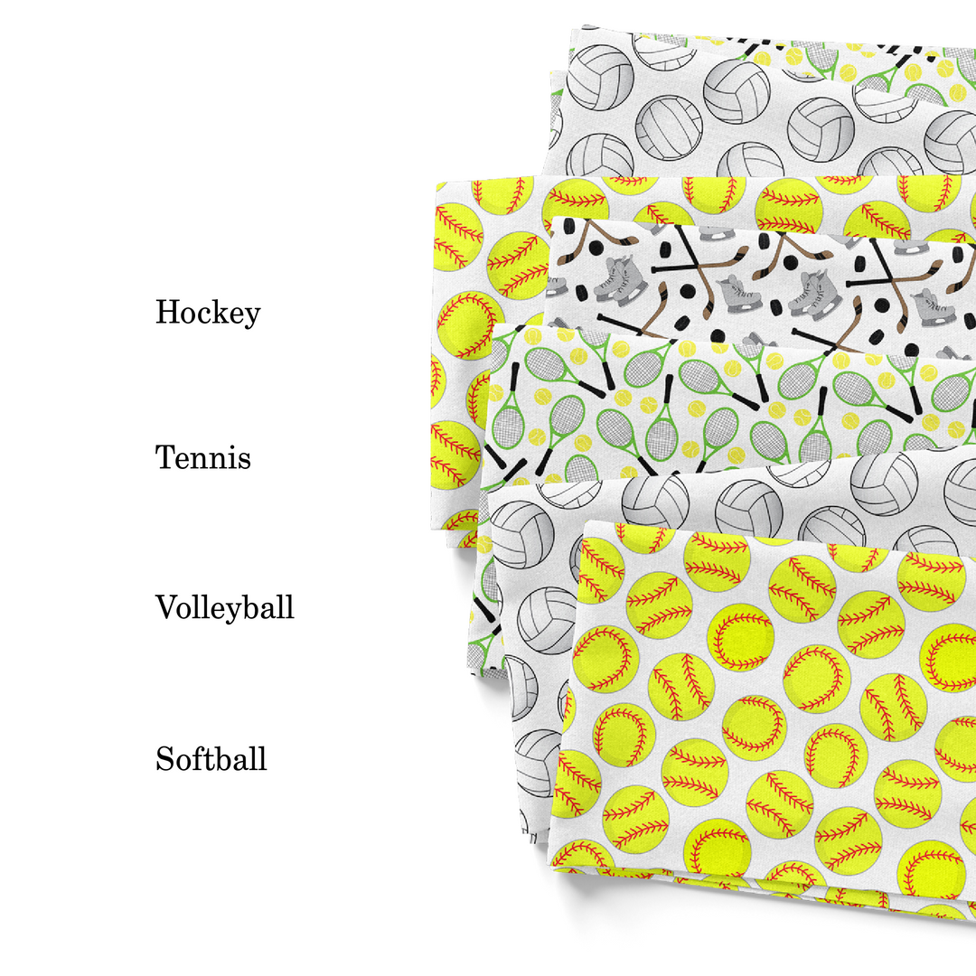 PIP supply sports collection fabric swatches with pattern names