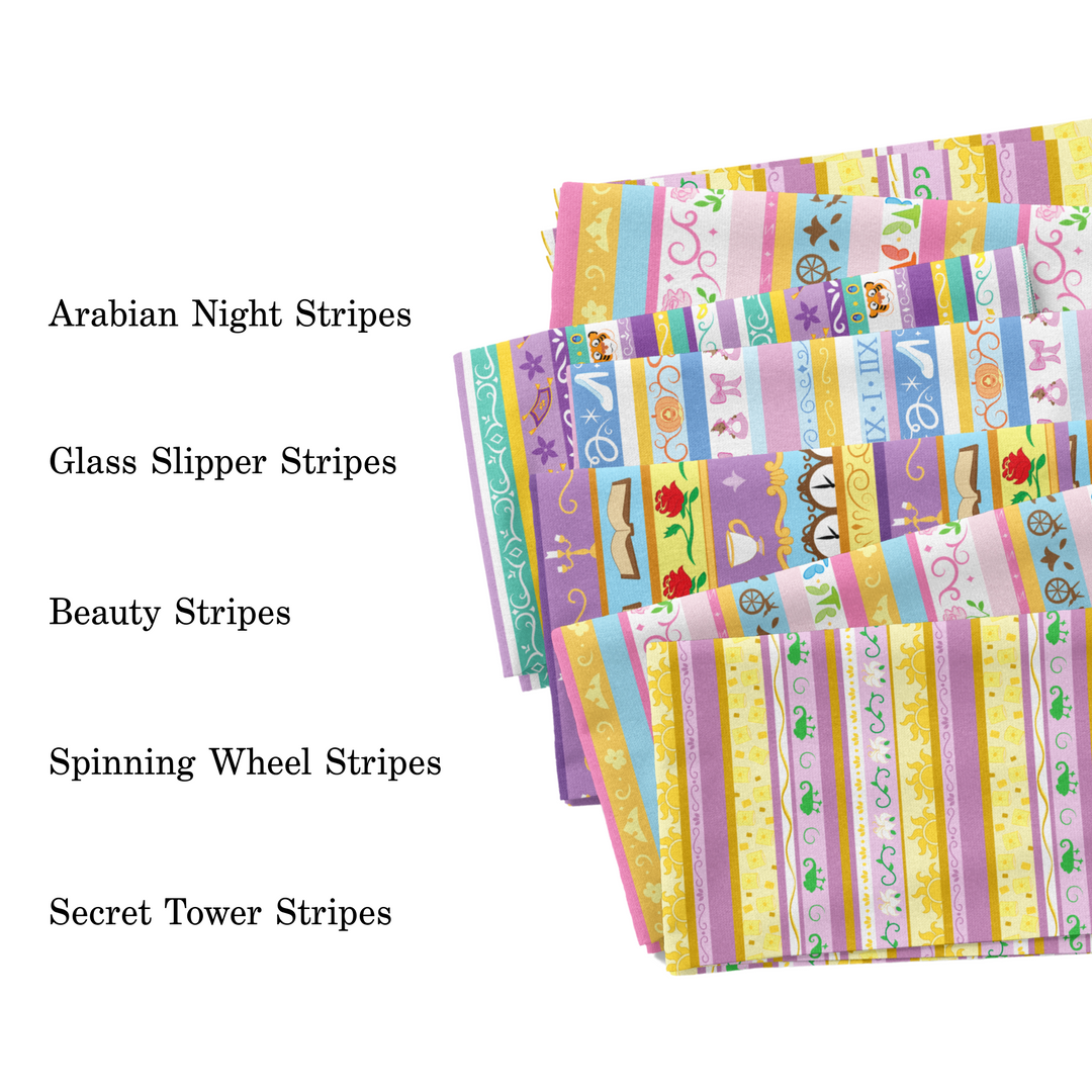 2023 PIP Supply Striped princess collection fabric swatches.