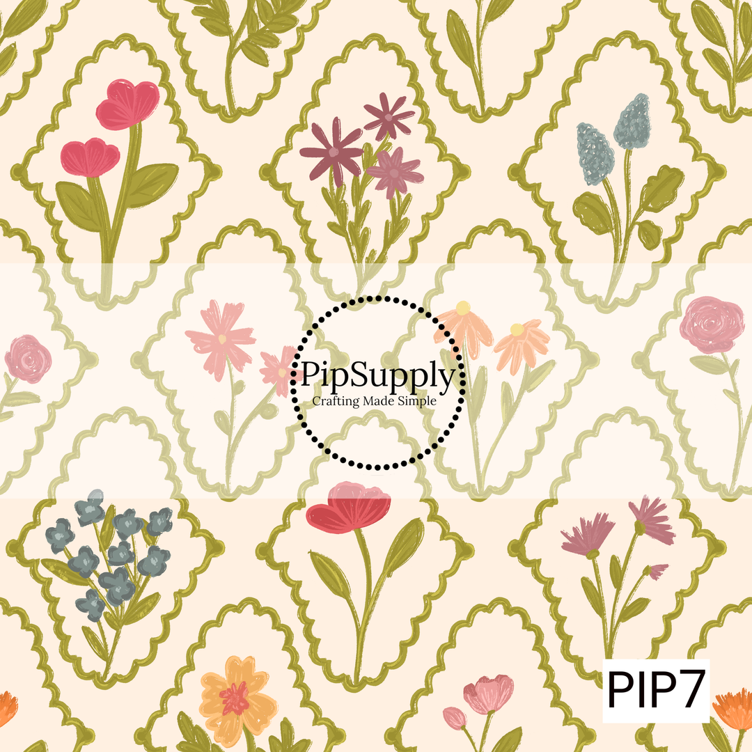 PIP7 - Painted Floral Frames