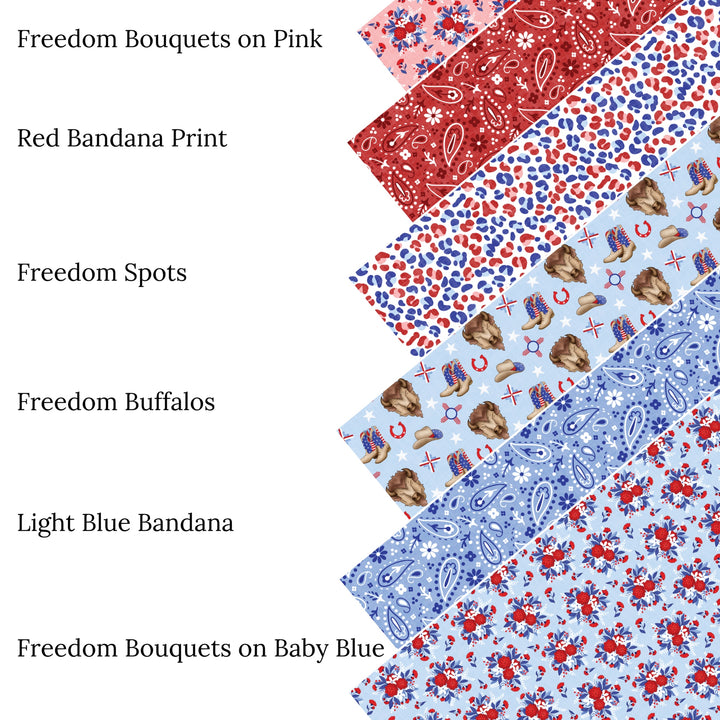 Freedom Buffalos Faux Leather Sheets