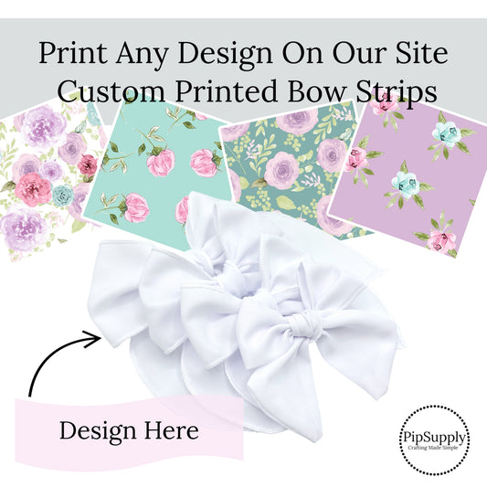 pick any of our patterns custom diy hair bow strips