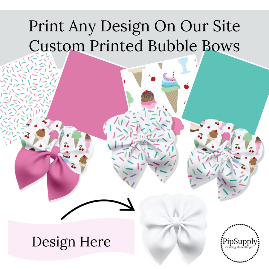 pick our patterns to make custom diy bubble hand cut neoprene hair bows