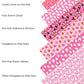 Hot Pink Skater Ghosts Faux Leather Sheets