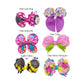 bright bug and flower patterns for hand cut diy faux leather bows