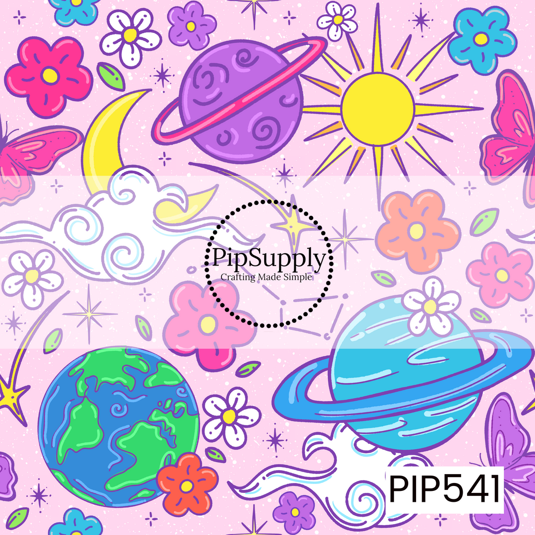 PIP541 - Flower Power Galaxy Pink