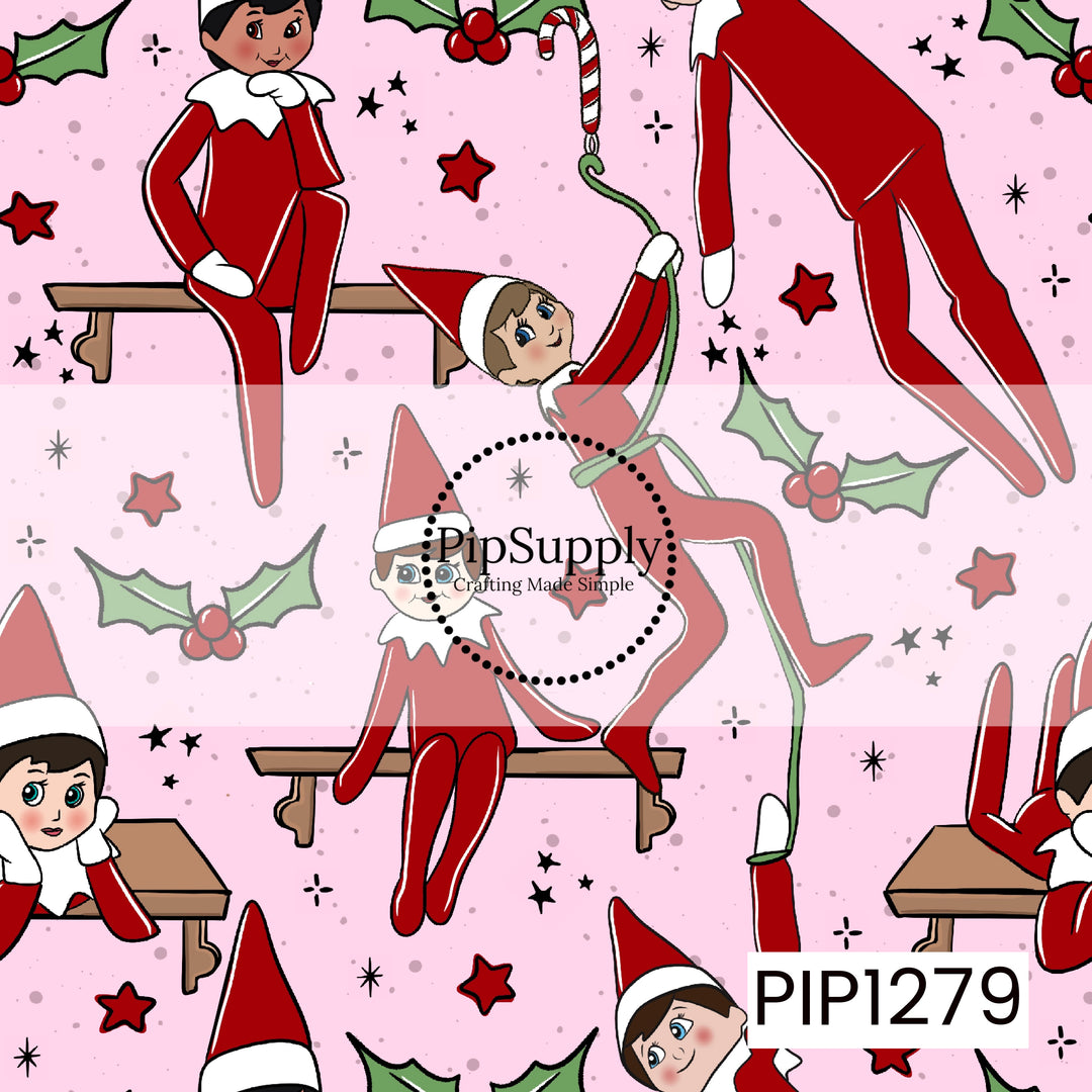 PIP1279 - Elf on the Shelf Mischief Pink