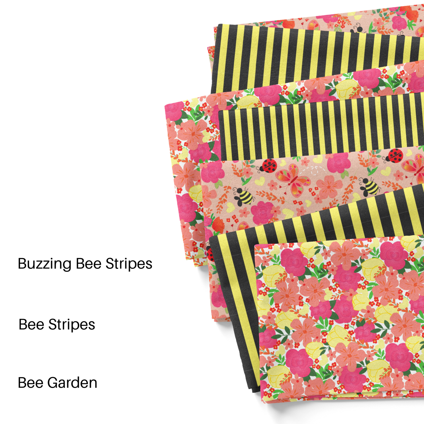 Buzzing Bee Garden Fabric By The Yard