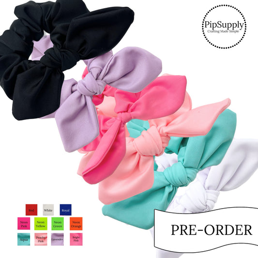 PRE-ORDER Swimsuit Bow Hair Scrunchie (estimated to ship the w/o April 29th)