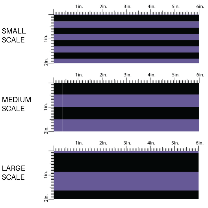 Purple and black striped fabric by the yard scaled image guide.