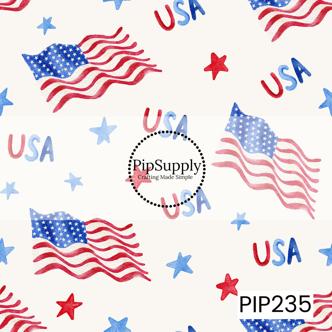 PIP235 - USA Flags