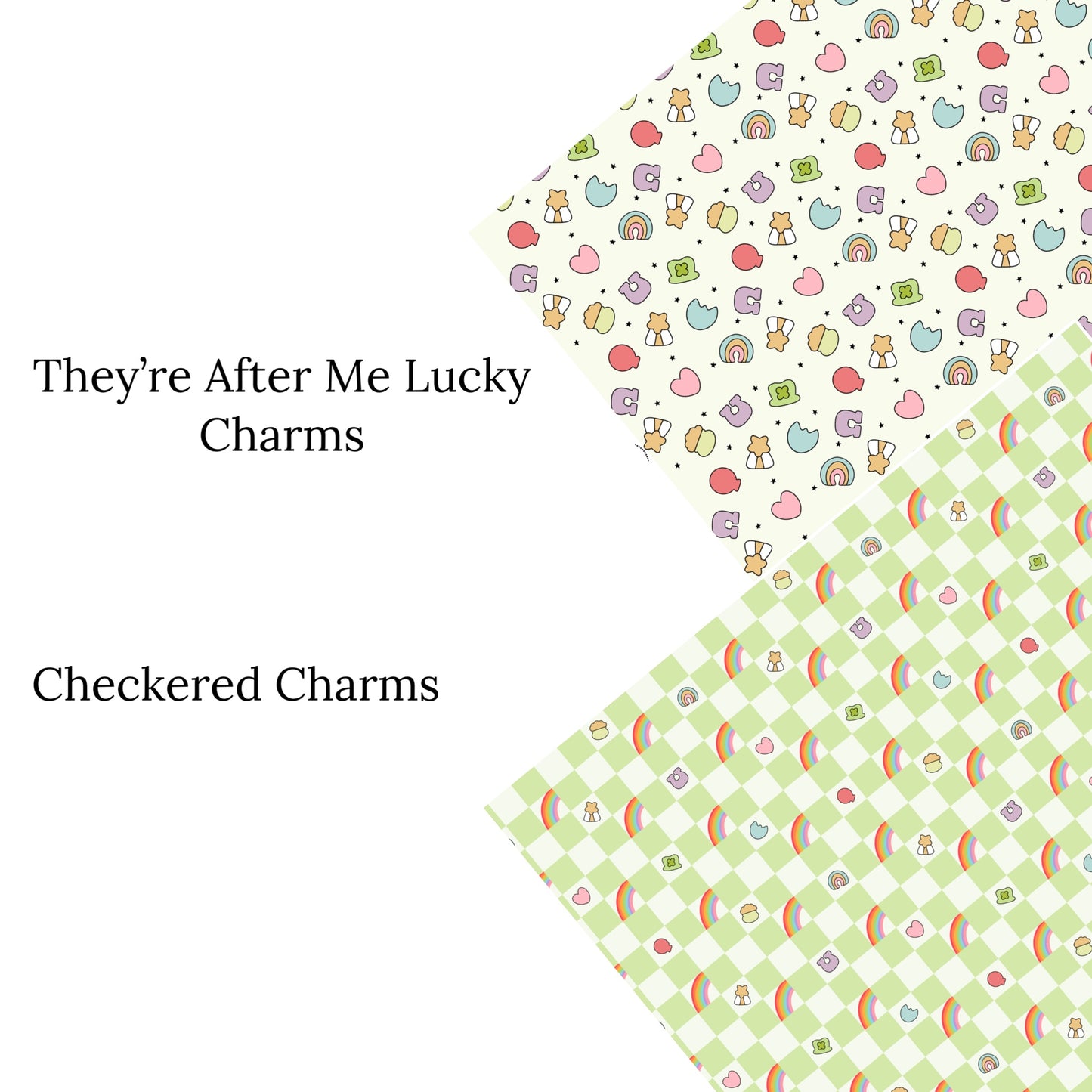 Checkered Charms Faux Leather Sheets
