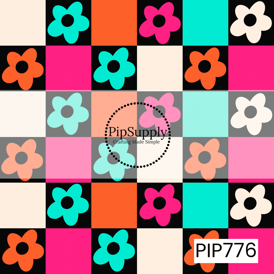 PIP776 - Groovy Paradise Flower Check