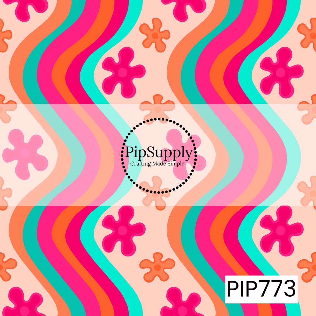 PIP773 - Groovy Paradise Wave Floral