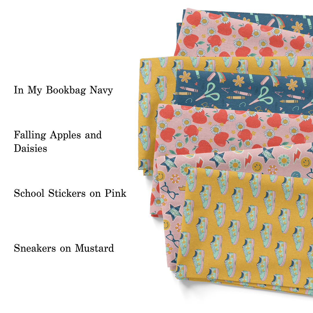 Recess themed back to school fabric by the yard designed by Juniper Row 