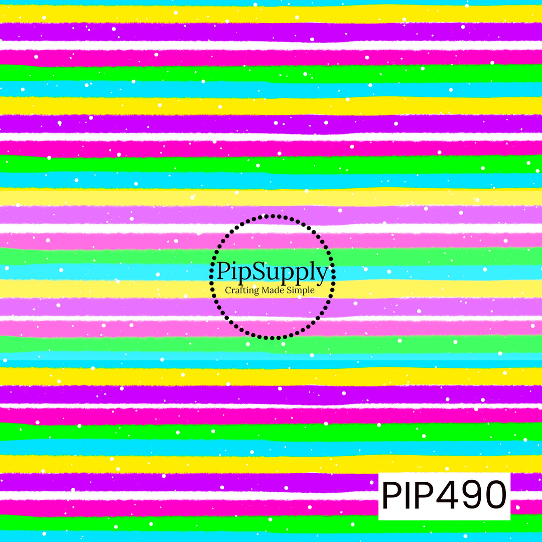 PIP490 - Neon Summer Stripes