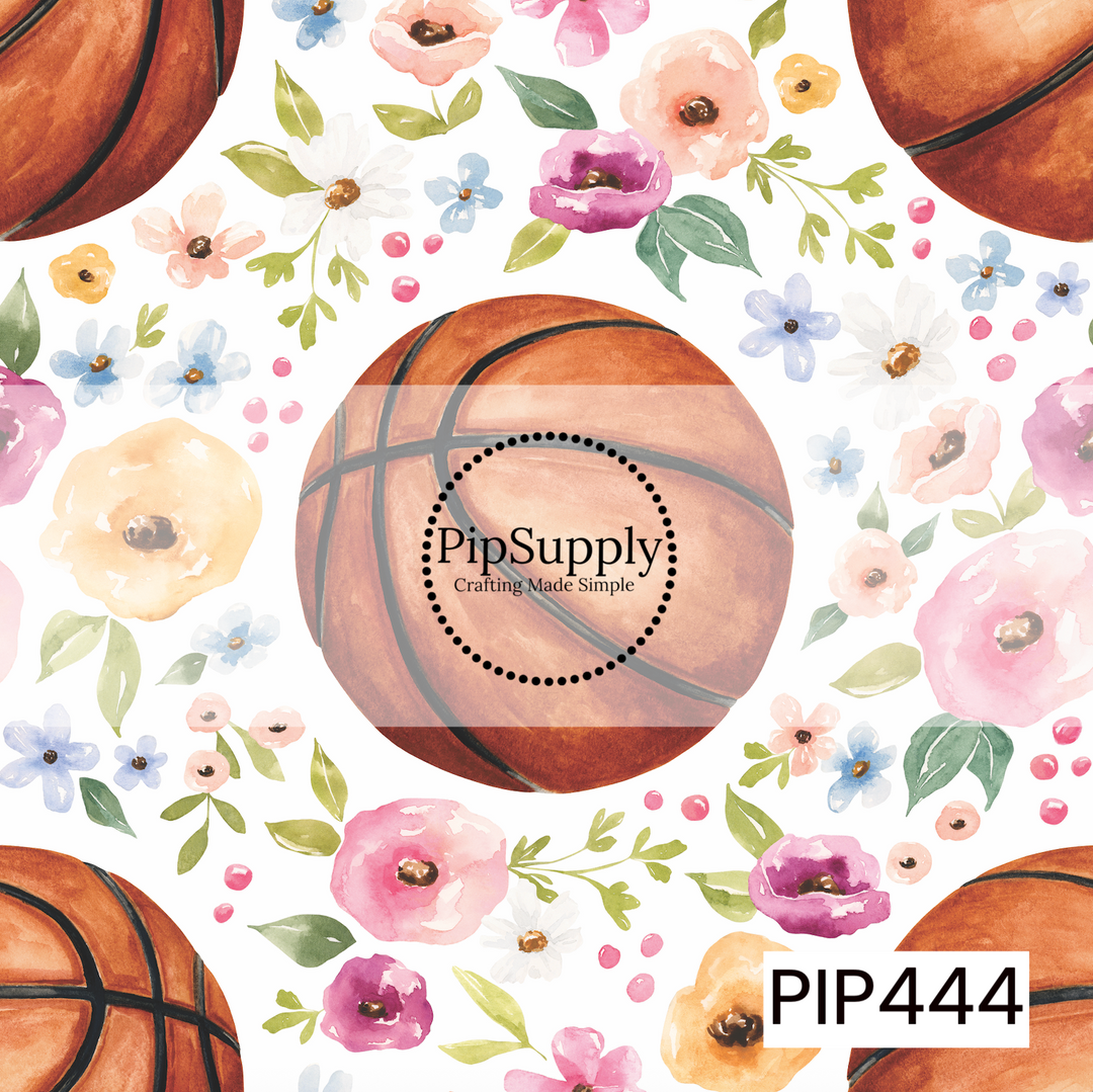 PIP444 - All-Star Floral Basketball White
