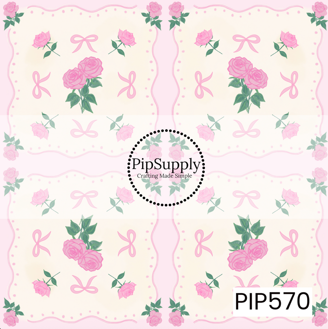 PIP570 - Rose Quilt Charm Tiles