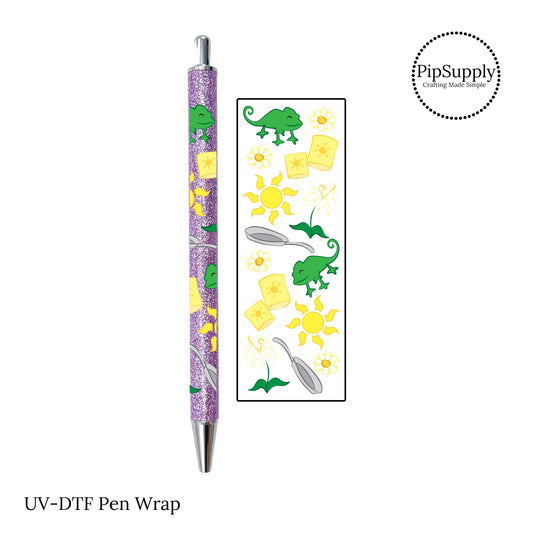 Secret Tower Princess UV-DTF Pen Wrap - PIPS EXCLUSIVE