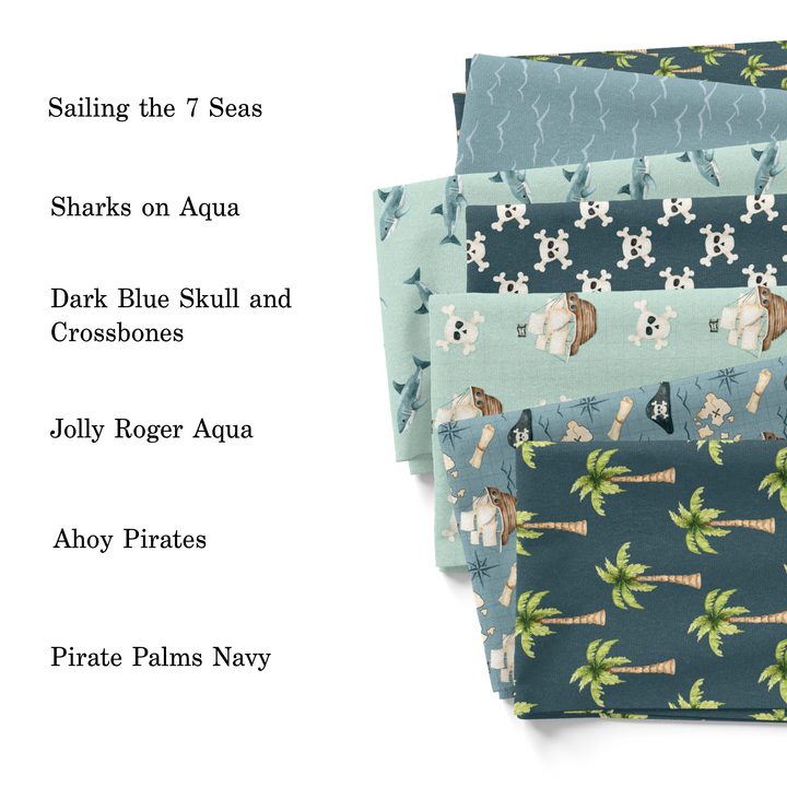 Sailing the 7 Seas Fabric By The Yard