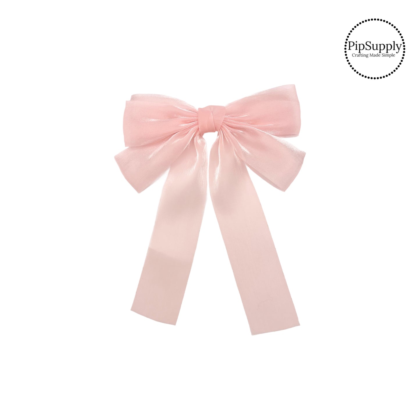Theses shimmer organza flowy large hair bows are ready to package and resell to your customers no sewing or measuring necessary! These come pre-tied with an attached barrette clip. The delicate bow is perfect for all hair styles for kids and adults.