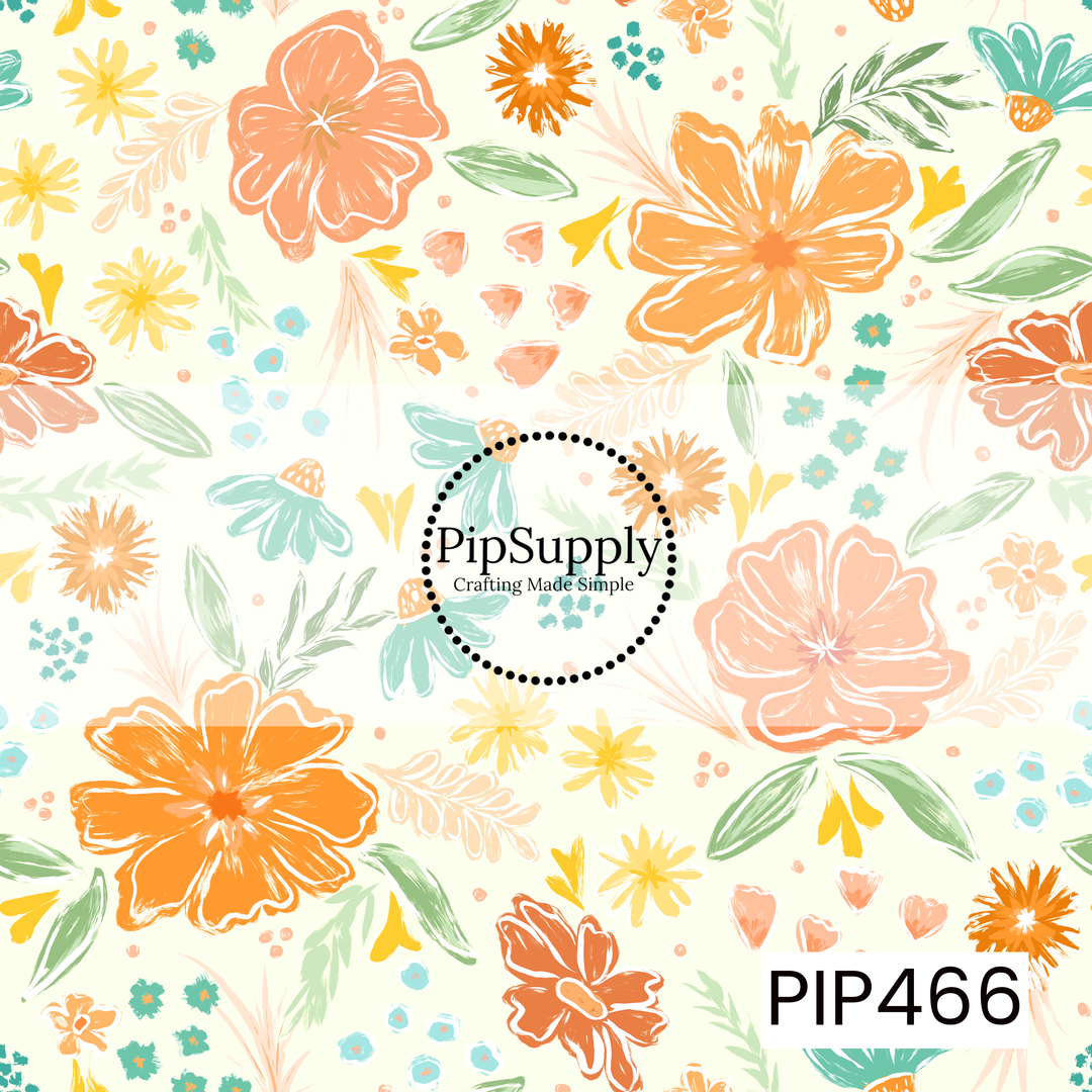 PIP466 - Sketchy Messy Floral