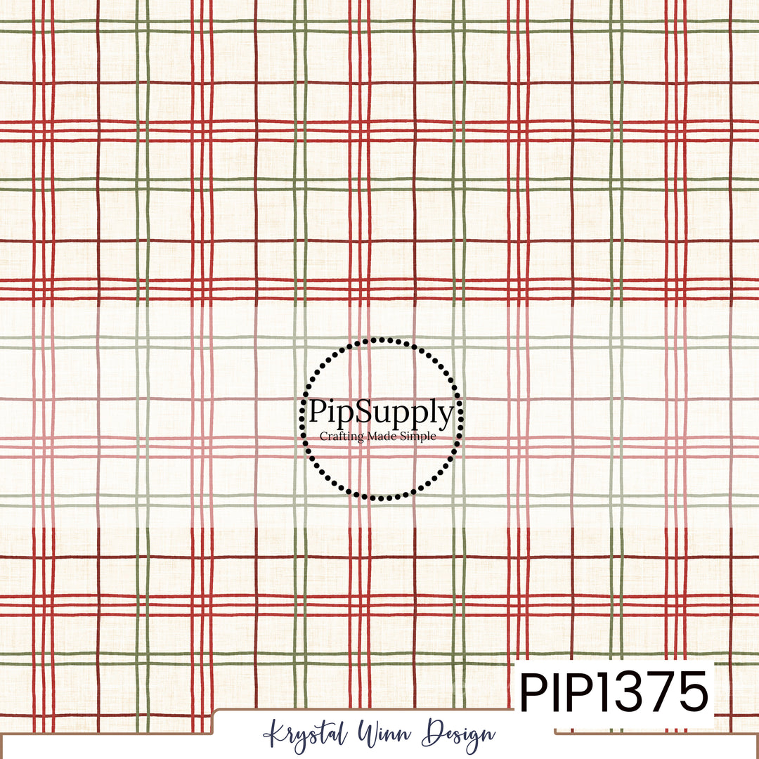 PIP1375 - Ski Club Plaid Red