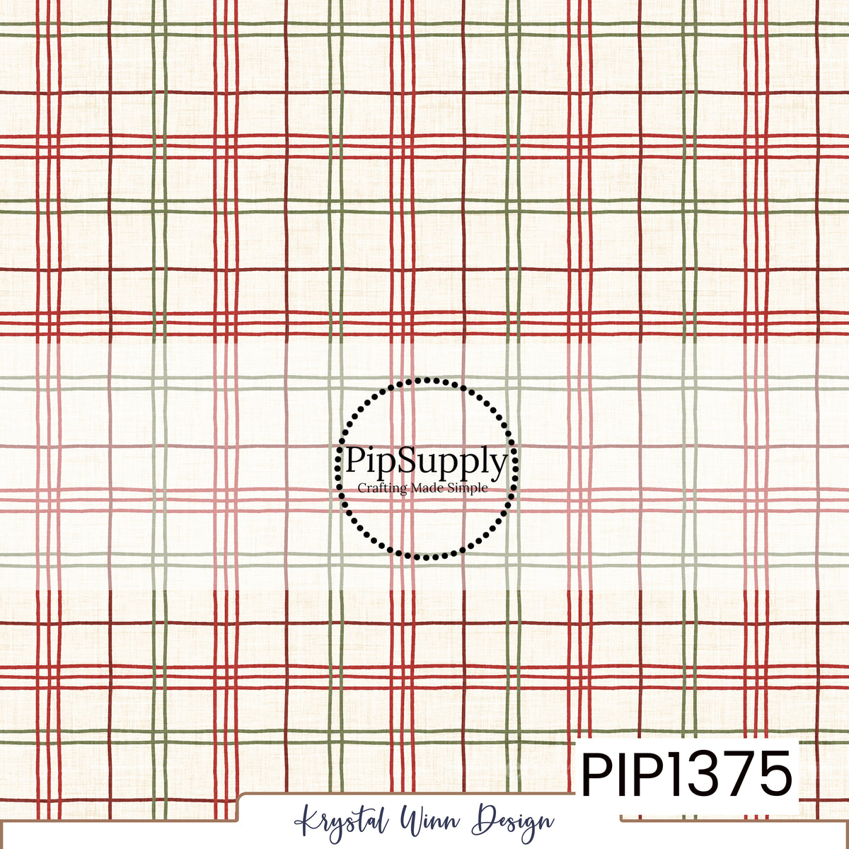 PIP1375 - Ski Club Plaid Red – Pip Supply