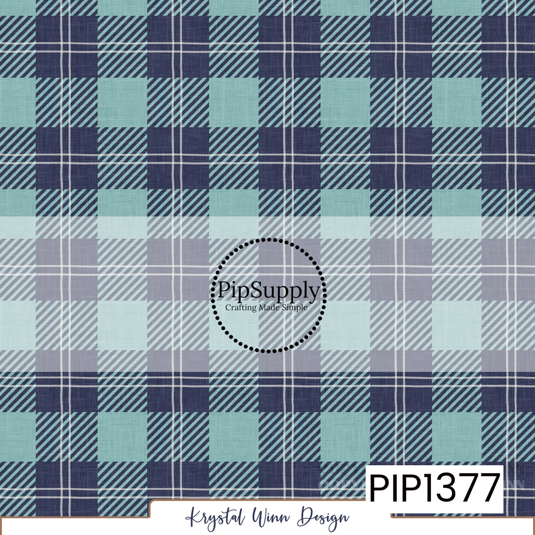 PIP1377 - Ski Club Plaid Blue