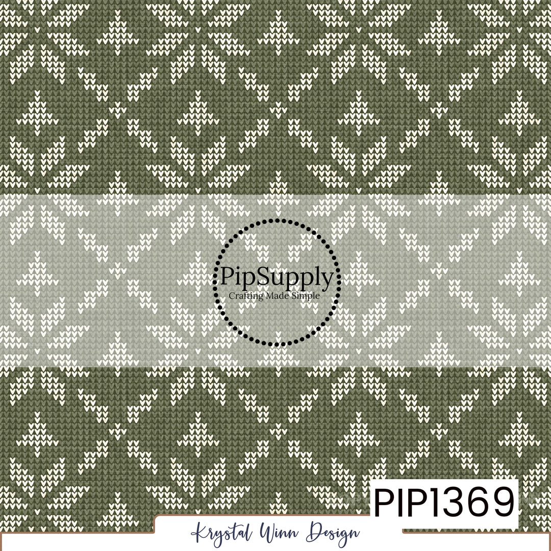PIP1369 - Ski Club Sweater Evergreen
