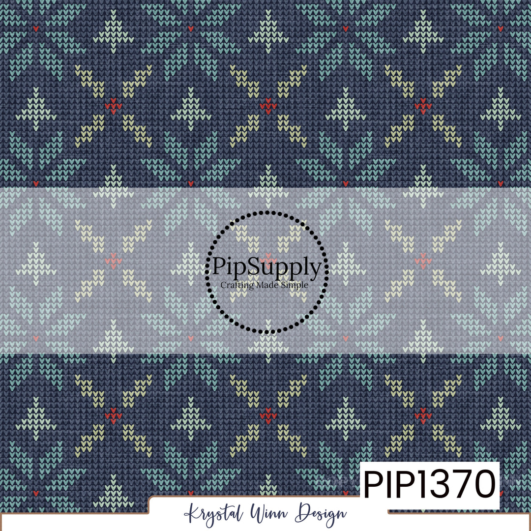 PIP1370 - Ski Club Sweater Navy Multi